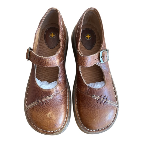 NWOB Dr. Marten 3A62 Brown Leather Mary Jane T-Bar Strap Shoe Size 8US - Picture 5 of 8